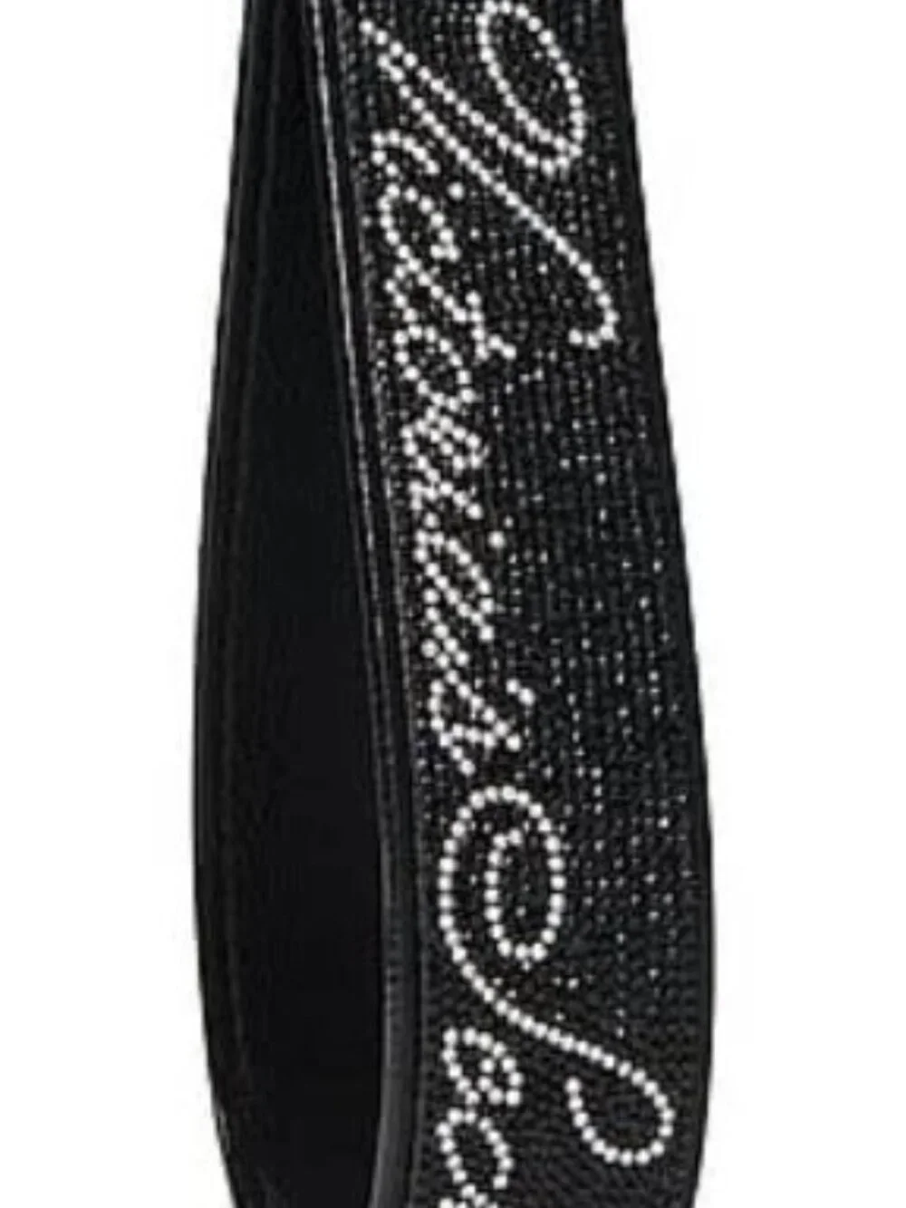 Victoria's Secret Signature Logo WRISTLET STRAP Key Chain BAG CHARM Rhinestone